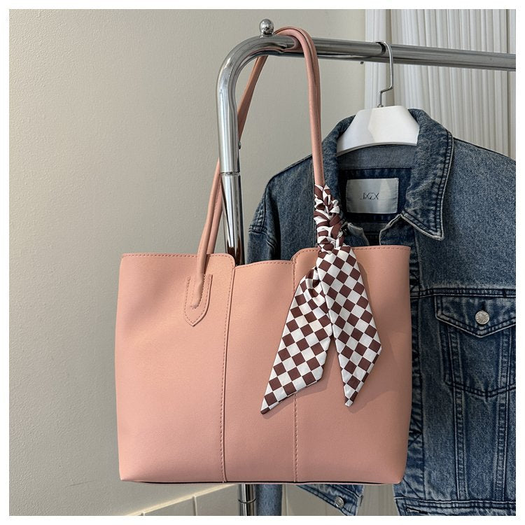 Elegant PU Leather Tote Bag – Lightweight &amp; Stylish